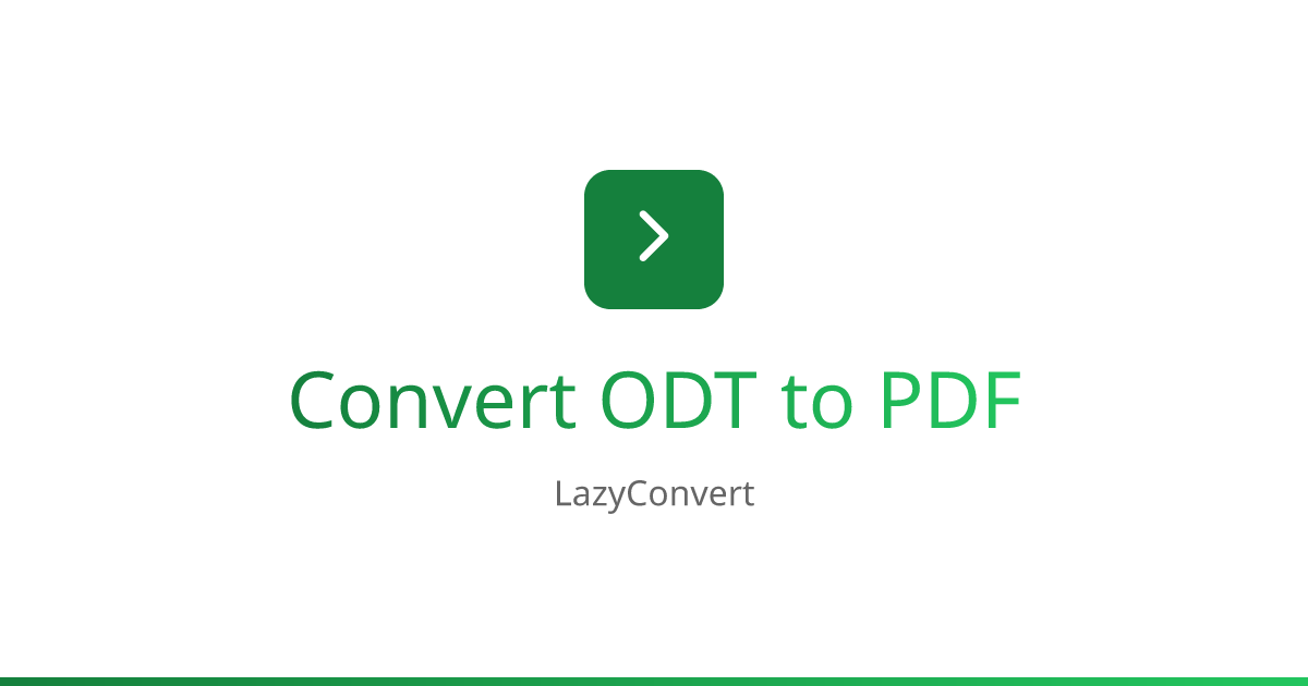 Odt to pdf online converter free 